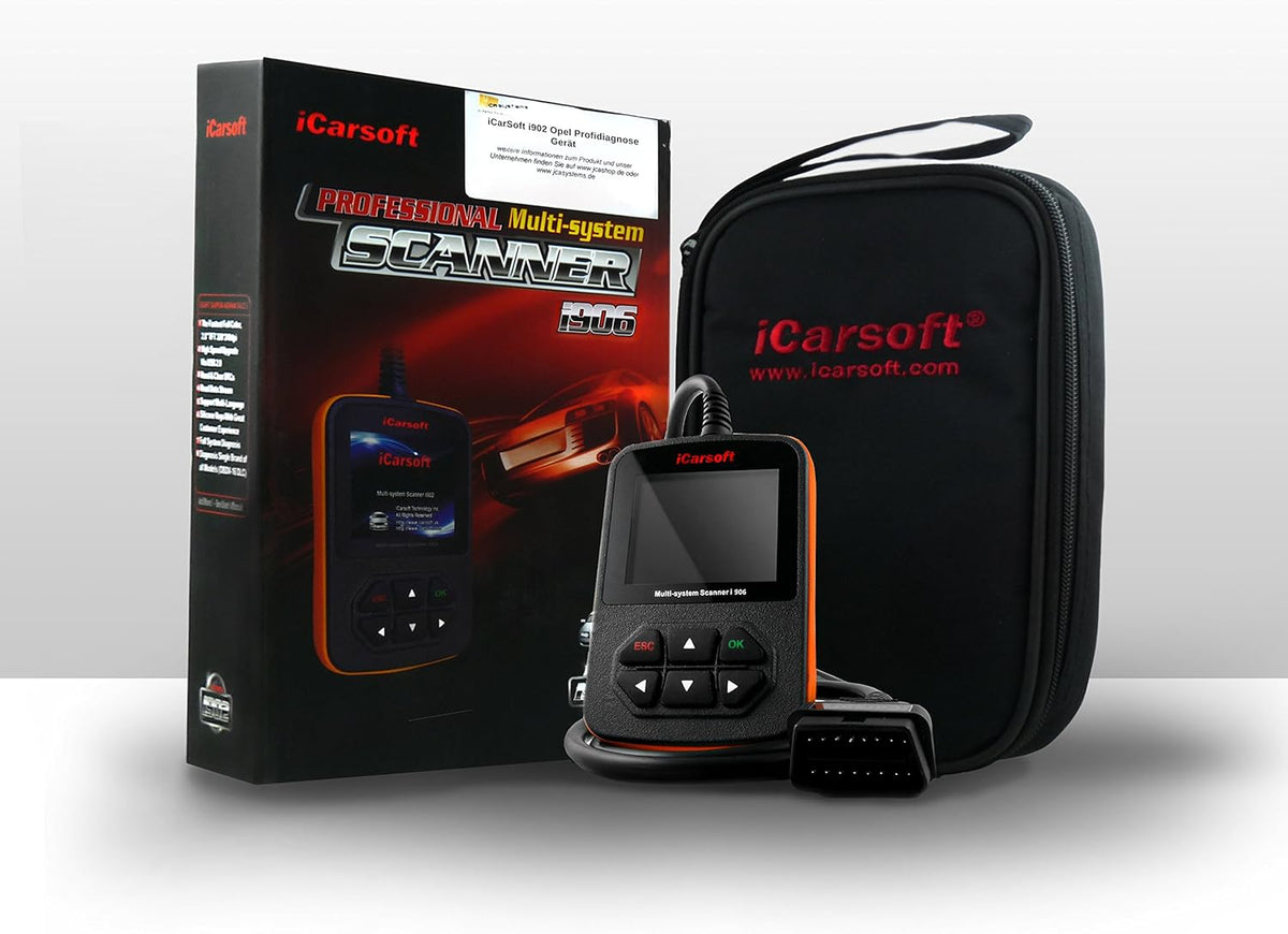 iCarsoft i906 Professioneel diagnoseapparaat voor Volvo toegang tot alle besturingsapparaten, OBD-ondersteuning en updates gratis