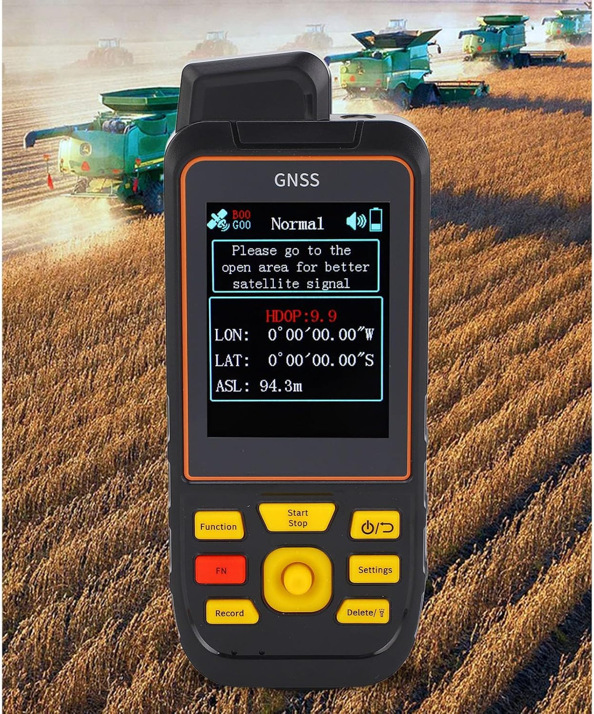 SEAFRONT GPS Land Meter Handheld GPS voor Het Onderzoeken van 2, 8 Inch Kleurscherm Realtime Spraakprompts voor Agrarische Machines met Waypoint -navigatie