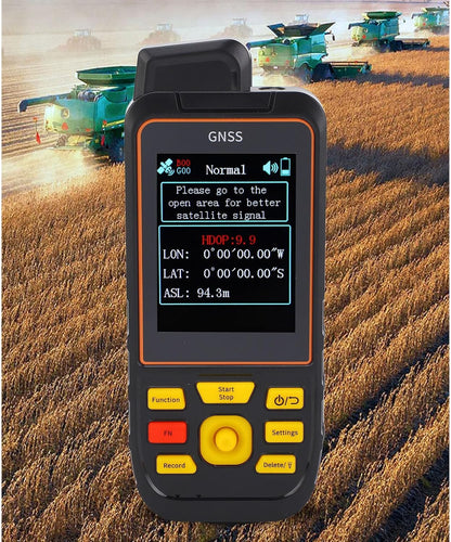 SEAFRONT GPS Land Meter Handheld GPS voor Het Onderzoeken van 2, 8 Inch Kleurscherm Realtime Spraakprompts voor Agrarische Machines met Waypoint -navigatie