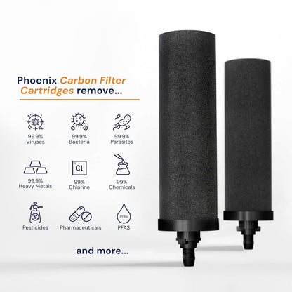 Phoenix Gravity Portable 1 Litre Water Filter - QUORE