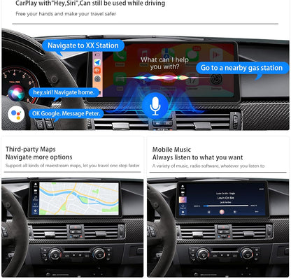 12,3 Inch Touchscreen Auto Multimedia Systeem – Autoradio Navigatie Scherm Android Auto CarPlay – Dual Systeem Linux + Origineel – HD 1920x720 IN-CELL Display – Geïntegreerde DSP 16-Bands Equalizer
