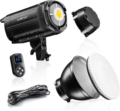 LED Studiolamp – Videolamp – Fotolamp – Continu Licht – Daglichtlamp – 100W COB LED – Traploos Dimbaar 10-100%