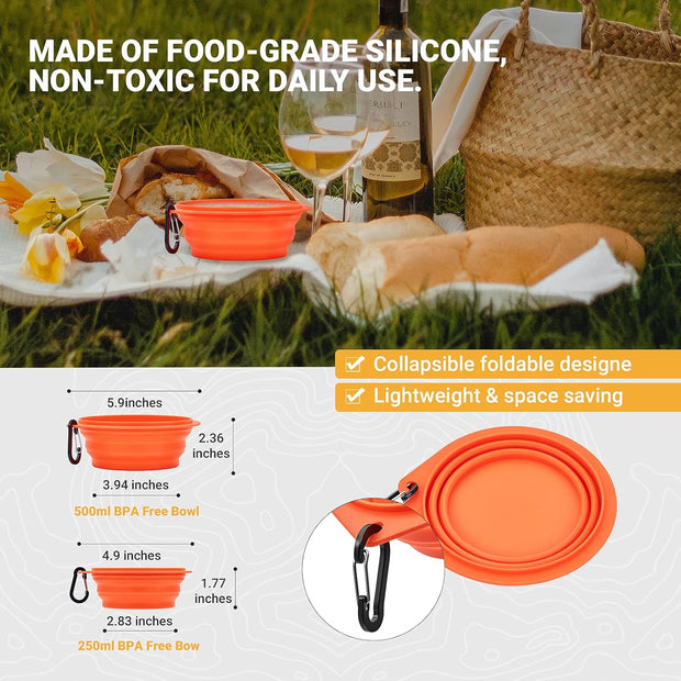 KingCamp Camping Kookgerei Set Servies Rvs Mess Kit Pot Pan Plate Bowl Lepel Vorkmes Karabijnhaken Reizen Kookgerei Outdoor Trekking Wandelen Picknick 25 Stuks voor 3 Personen
