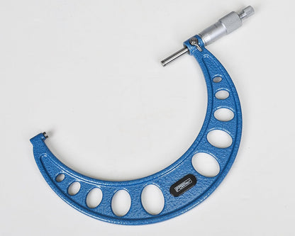 Fowler 52-215-006-1 inch micrometer met satijnen chroom afwerking, 0-6 inch meetbereik, 0 inch afstudeerinterval, set van 6, met volledige garantie van één jaar