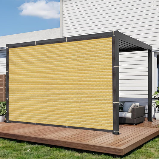 Rechthoekig zonnezeil, zonwering, weerbestendig, 90% schaduwnet voor tuin, broeikas, patio, terras en camping