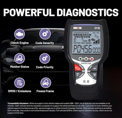 OBD2 Codelezer – Auto Diagnosetool – Foutcodelezer – Motorcode Scanner – ABS Scanner – Emissiestatus Controleren – Inclusief Gratis RepairSolutions2 App