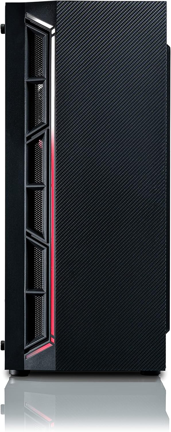 BEASTCOM Q3 Essential Gaming, 8-draads gaming-pc, AMD Ryzen 5 4 x 4,20 GHz, Vega 11 Core 4K Graphic, 16 GB RAM, 1 TB SSD, HDMI, USB 3.2, WLAN, Windows 11 Pro