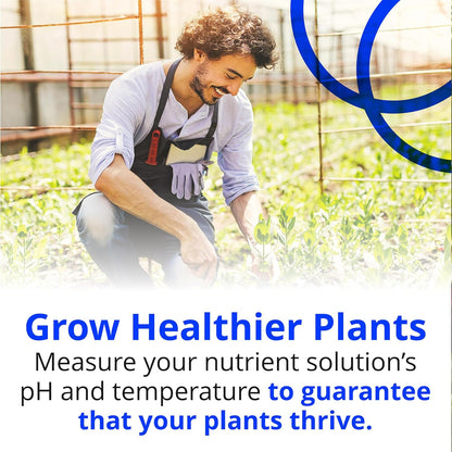 Bluelab pH-Pen & Care Kit met kalibratieoplossing, opslag en kwast – digitale tester voor pH & temperatuur in bodem/oplossingen, zorgt voor optimale gezondheid van planten en opbrengst