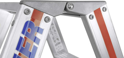 Hymer Trapladder 2x5 treden (aan beide zijden beloopbaar, versterkte treden, spreidbeveiliging) 802410
