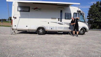 Camper luifel windbeveiliging zonder vloer- en wandbevestiging: Luifelheld 2