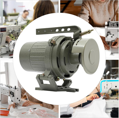 Electric Sewing Machine Motor, Clutch Motor for Industrial Sewing Machines, Clutch Motor, Industrial Sewing Machine for Zigzag Machines, Sicking Machines, High Position Sewing Machines Etc - QUORE