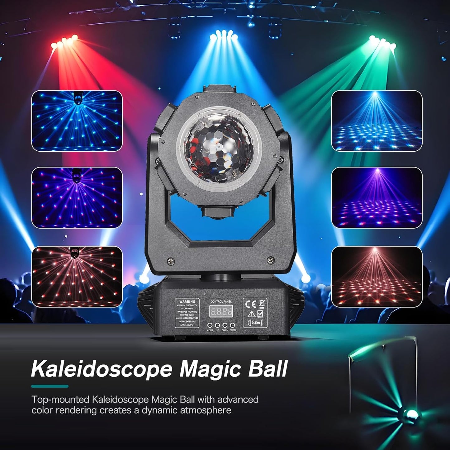 Discolamp – Disco Licht – Party Light – DJ Verlichting – Feestverlichting – RGB LED – Muziekgestuurd – Bewegende Kop