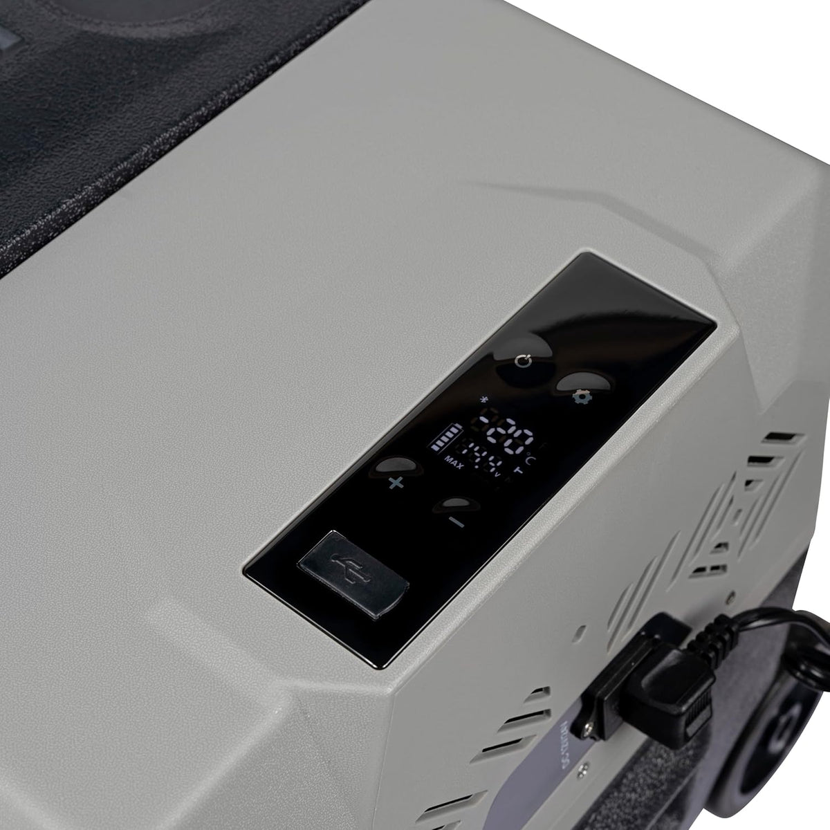 Steamy-E Single Zone 40 Roller, Elektrische Compressor Koelbox met Wielen, 39 Liter, Zwart, 12V/230V, voor vriezen en koelen van -20 tot +20, ideaal voor op de camping