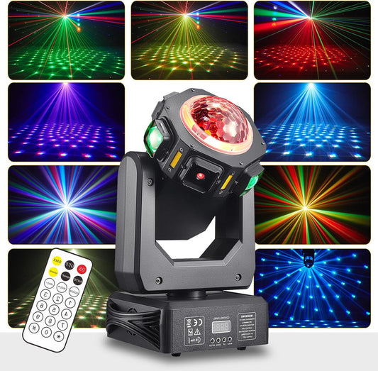 Discolamp – Disco Licht – Party Light – DJ Verlichting – Feestverlichting – RGB LED – Muziekgestuurd – Bewegende Kop