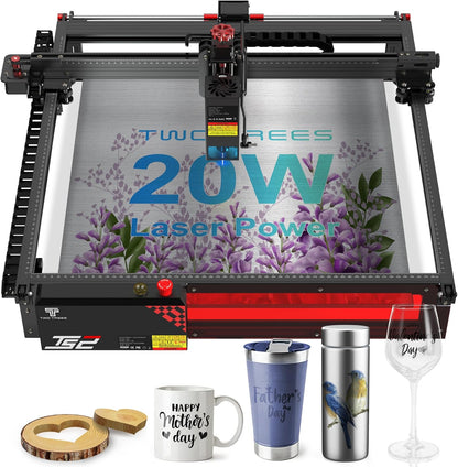 Lasergraveermachine – Laser Snijmachine – Lasersnijder – Graveermachine – Lasergraveer En Snijmachine – 20 W Vermogen – Snijdt Tot 15 Mm Hout En 10 Mm Donker Acryl