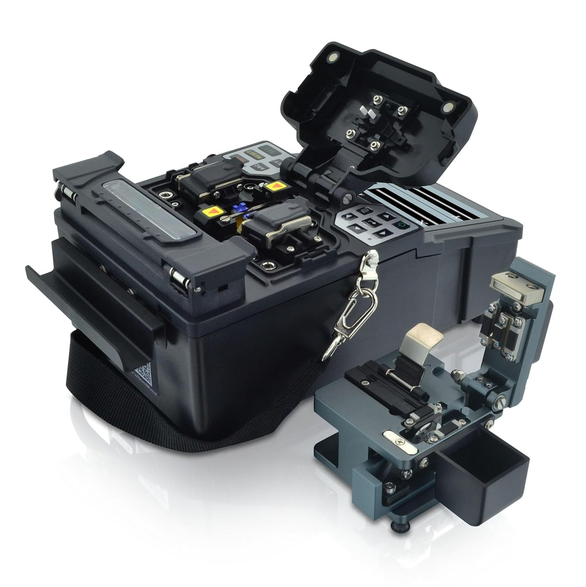 Kernuitlijning Optische Vezellassmachine ARC Glasvezel Lasmachine Mini Glasvezel Lasapparaat Automatische Vezelfusielasmachine 4,3inch Touchscreen Fusion Splicer-SS411F-211