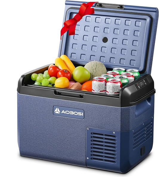 Mobiele Koelbox – Compressor Koelkast – Mini Koelbox – Auto Koelbox – Camping Koelbox – 25 Liter – IPX4 Waterbestendig – Stil & Energiezuinig