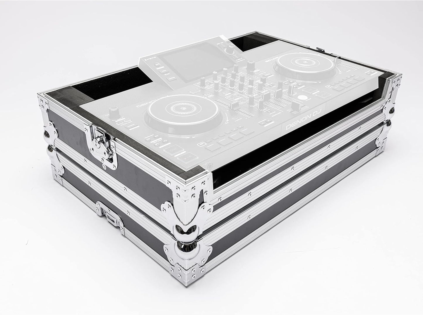 DJ Controller Case Voor Compacte DJ-Controller – Flightcase – Beschermkoffer – Transportkoffer – Hardcase – 9 mm Vinyl Gelaagd Multiplex – Volledig Gevoerd Interieur