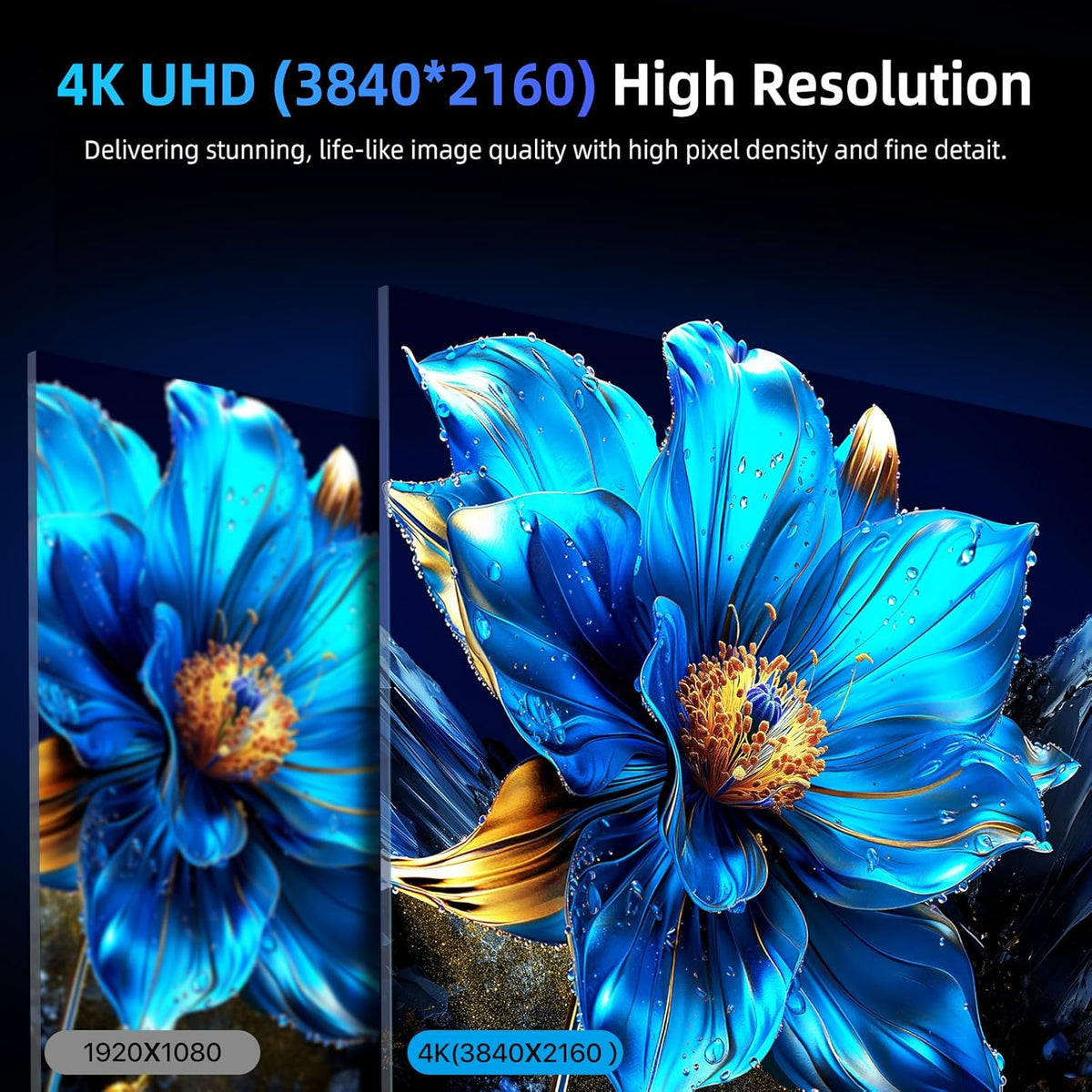 UPERFECT Draagbare Monitor 15,6 QLED Inch 4K UHD 100% AdobeRGB 1500:1 500Nits Oogverzorging IPS Mat Scherm met Mini HDMI USB C voor Laptop PC Mobiele Telefoon, Mobiel Display VESA-compatibel