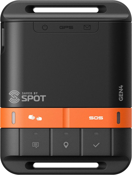 SPOT Gen4 Satelliet GPS Messenger | Draagbare Handheld Tracker voor Wandelen, Kamperen, Alleengebruikers & Avonturen Buiten het Netwerk | Globalstar Satellietnetwerk | Abonnement Vereist