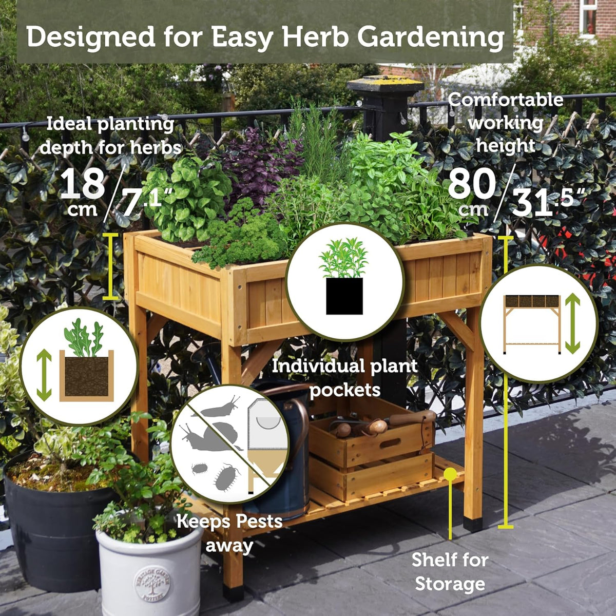 Herb Garden - Natural (FSC 100%)