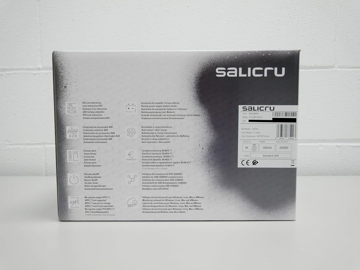 Salicru SPS 2000 ONE BL – 2000 VA Line-interactive Uninterruptible Power Systems (UPS)