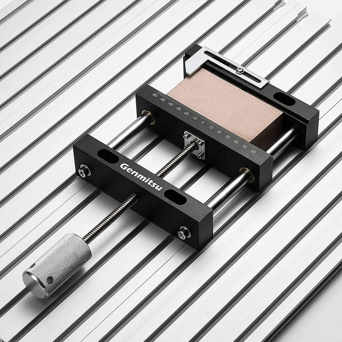 Genmitsu T-sleuftafel 6060 verlengingsaluminium spoilboard voor CNC-routermachine PROVerXL 4030 XY-as uitbreidingsset, 840 x 600 x 15 mm (33,1 x 23,6 x 0,6 inch)