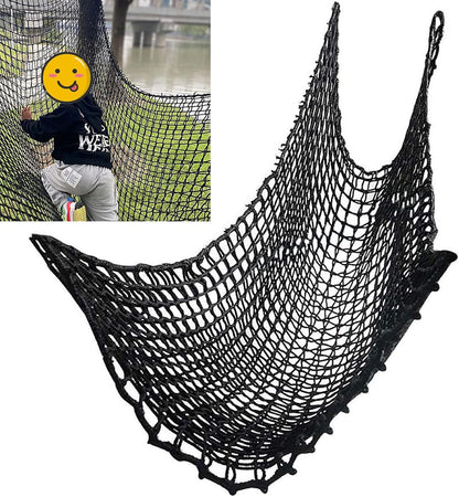 Dubbele Lagen Klimnet, Speeltuineveiligingsnet Voor Kinderen Buiten, Touwbrug Tree House Kits Voor Achtertuin, Loft Net, Klimt Vrachtnet, Polyester Zware Vrijetijds Vrijgesproken Anti-fall(Size:1x10m)