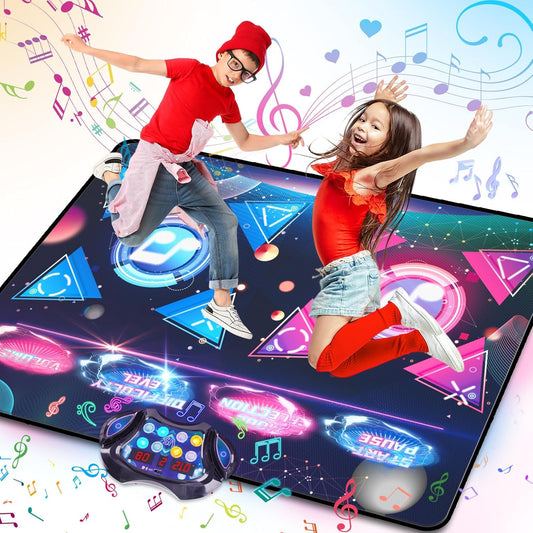 Interactieve Dansmat - Muziekspel - Muziekmat - Dansmat voor Meisjes - Kindereneren - Muziek en Dansspel - voor vanaf 4-12 jaar - voor Buiten - Binnen