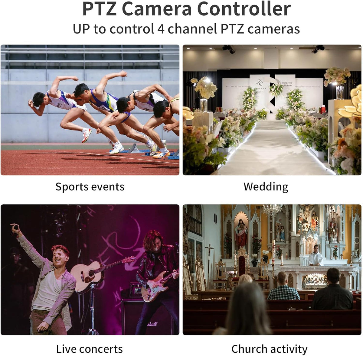 Videomixer – Videomixer, videoswitcher, livestream switcher, multicamera switcher – 25,6 cm touchscreen – 4 HDMI, 1 SDI en USB 3.0 streaming