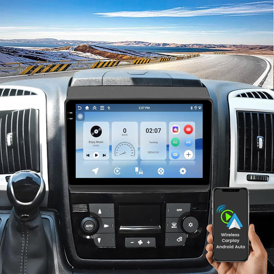 Android Autoradio – Auto Stereo – Multimedia Speler – Navigatiesysteem – Touchscreen Radio – 9 Inch Incell Display – Draadloze CarPlay & Android Auto - QUORE