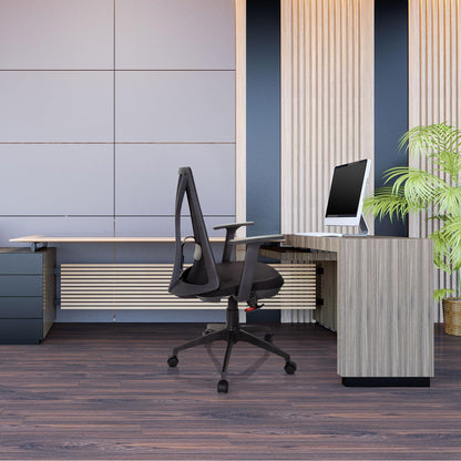 hjh OFFICE Thuisgebruik bureaustoel FALUN BASIC stof/netstof Zwart