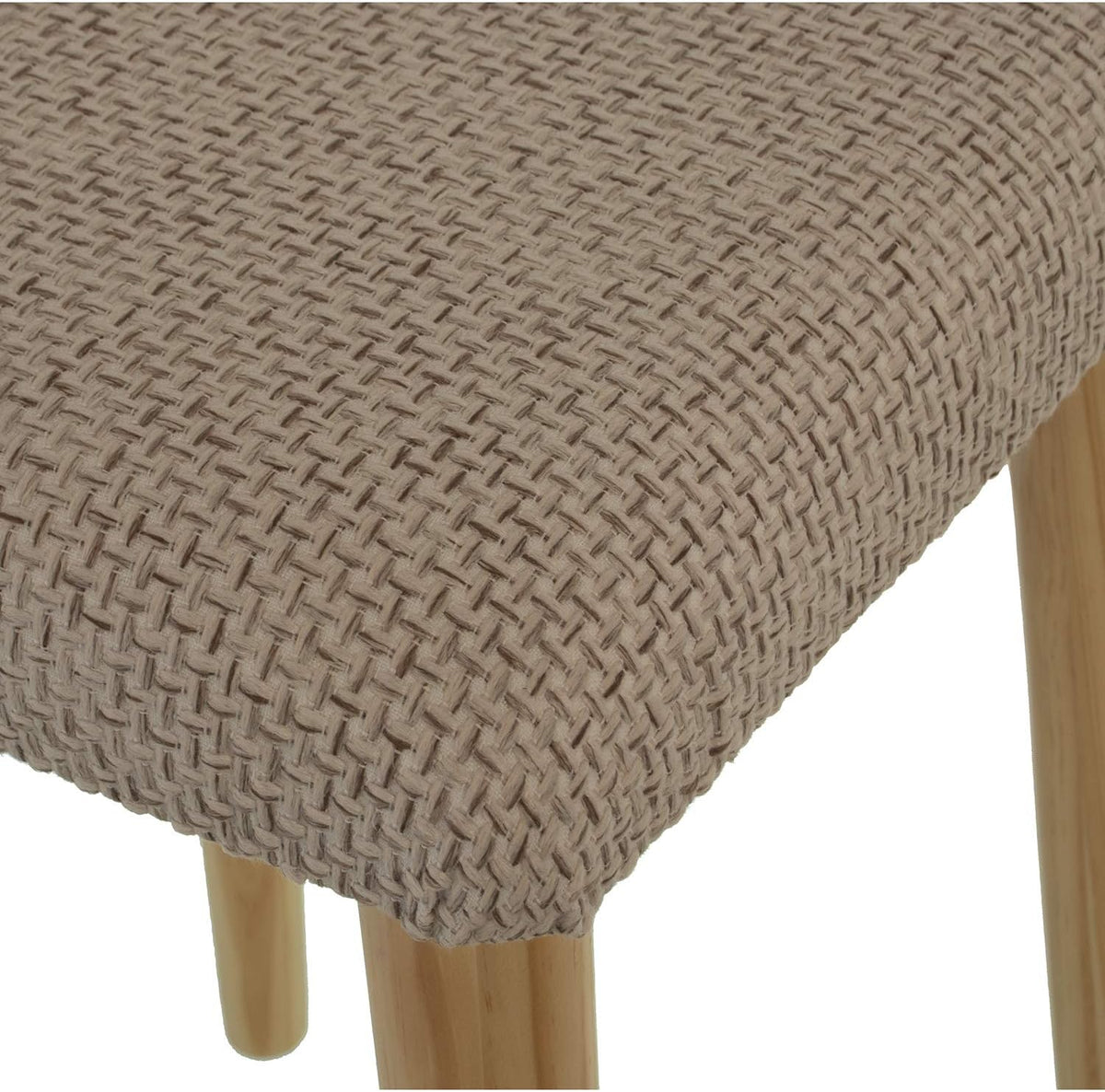 DRW Make-uptafel met 1 lade en spiegel en bank van hout, 80 x 40 x 74 cm, bank 36,5 x 29 x 46 cm (modern wit)