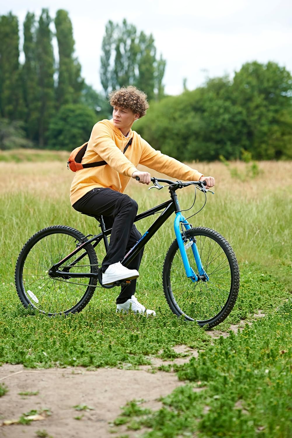 Wildtrak - Stalen mountainbike, volwassenen, 26 inch, 1 versnelling, zwart
