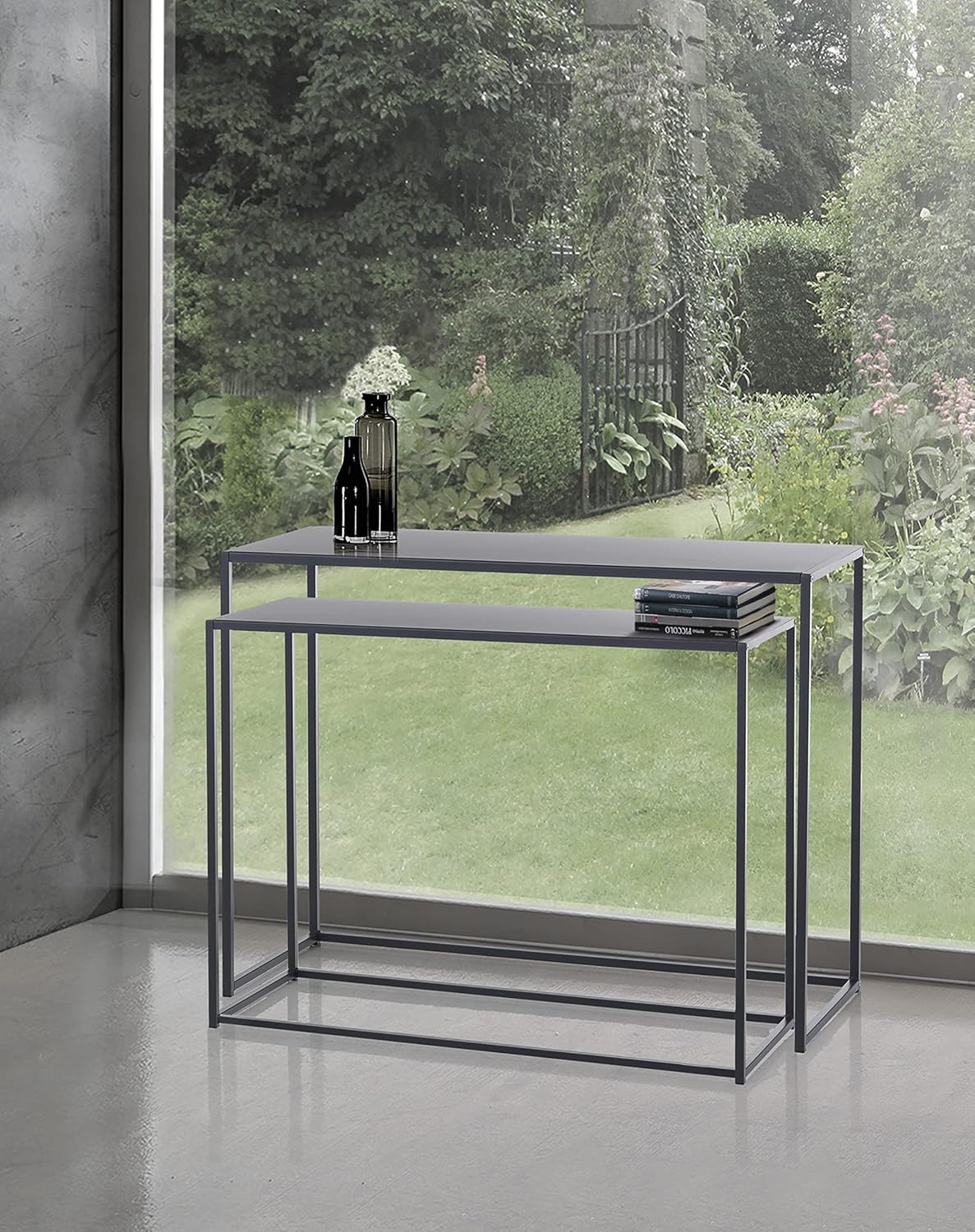 Dubbele console, H.77,5 x D 40 x L.100