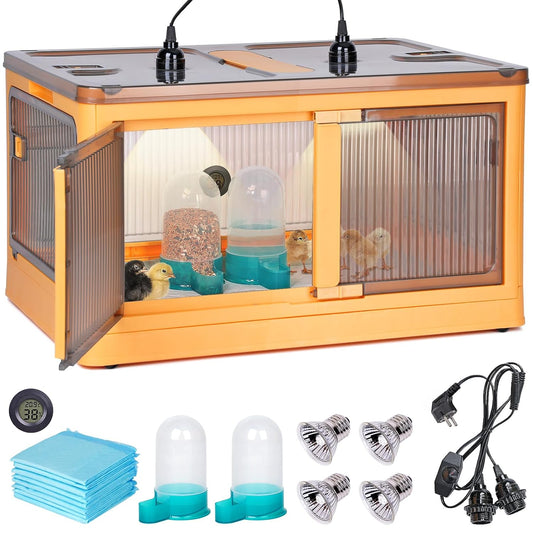 Incubator voor kuikens, 85 liter, opvouwbare broedbox voor gevogelte