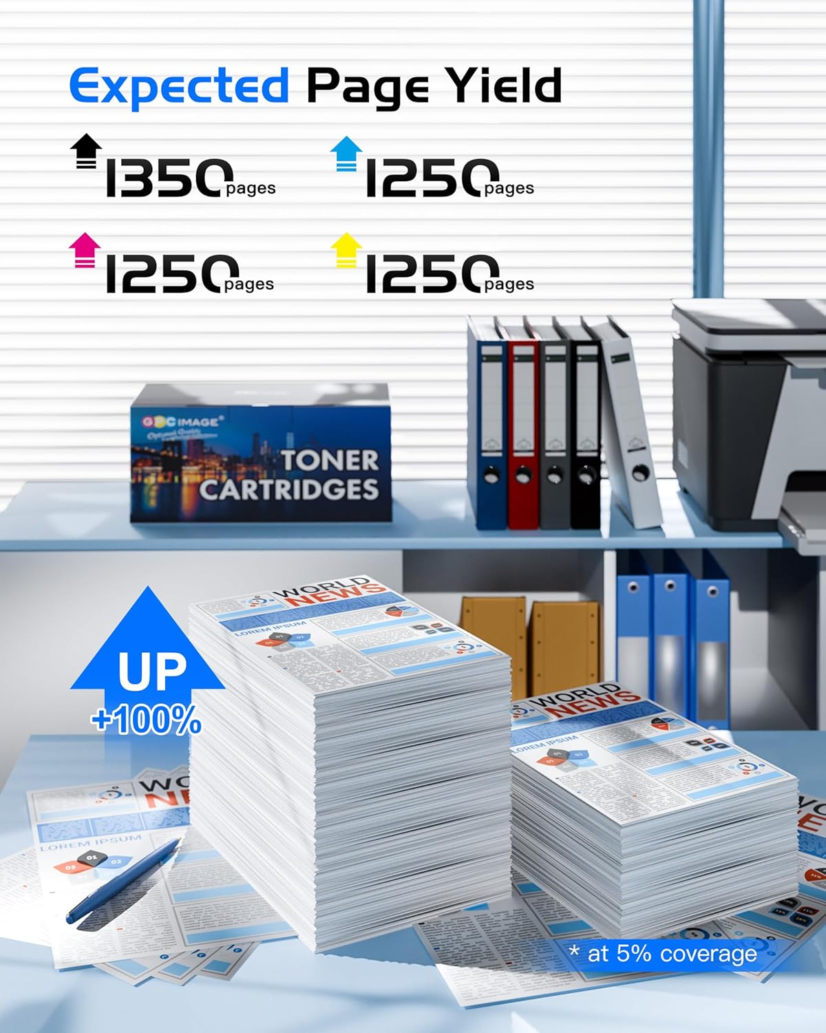 Compatibel met 207A 207X Toner CMYK - Voor M283fdw M255dw M282nw Printer - 4-pack Met Chip