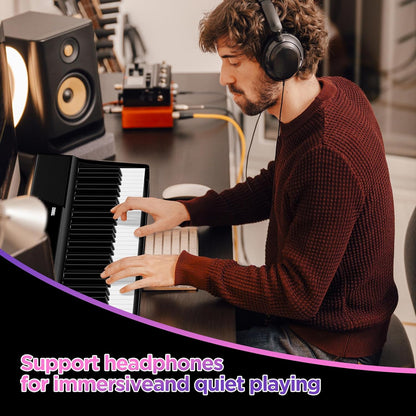 Digitale Piano – 88-Toetsen Keyboard – Elektrische Piano – Pianotoetsenbord – Keyboard Piano – Gewogen Dynamische Aanslag – 30W Luidsprekers