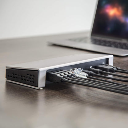 StarTech.com Thunderbolt 3 Dock - Dual Monitor 4K 60Hz TB3 Laptop Docking Station met DisplayPort - 85W Power Delivery Charging - 6-Port USB 3.0 Hub, SD 4.0, GbE, Audio - Windows & Mac