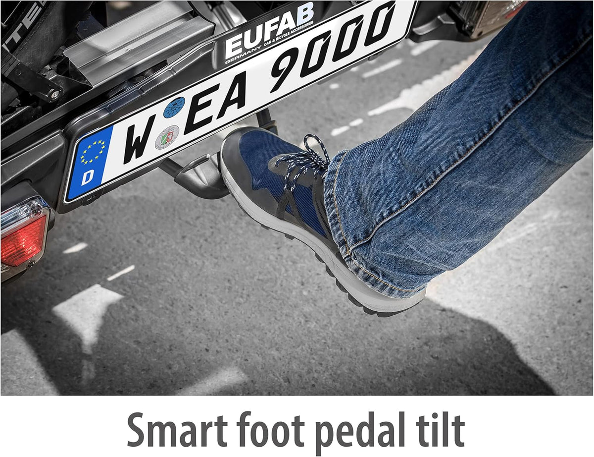 Fietsendrager – Fietsenrek – Trekhaakdrager – Bike Rack – Fietsdrager 3 Fietsen – Aluminium Rails – Inklapbaar met Voetbediening