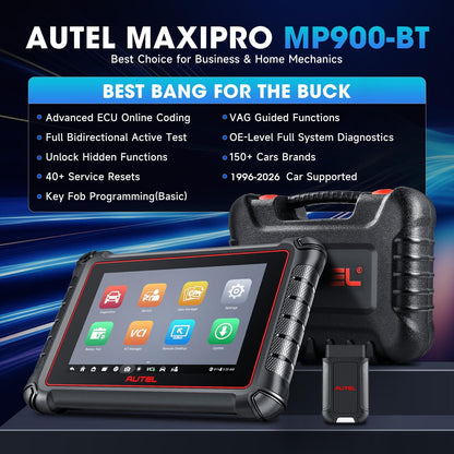 Diagnoseapparaat – Auto Scanner – OBD2 Scanner – Voertuig Diagnose Tool – ECU Codelezer – Draadloos Bluetooth – 8 Inch HD Touchscreen