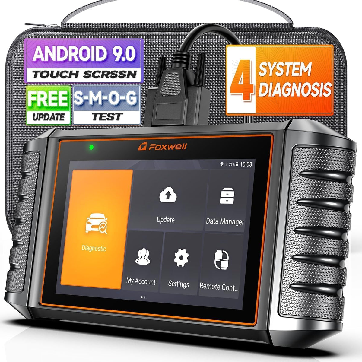 OBD2 Scanner – Diagnoseapparaat – Foutcode Lezer – Auto Diagnostische Tool – Autodiagnose Scanner – Kleurentouchscreen – Draadloze WiFi Updates