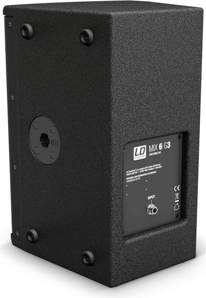 Passieve 2-Weg Luidspreker – PA-Luidspreker – Speakerkast – Monitorluidspreker – Slave-Luidspreker – 280 Watt Piekbelastbaarheid – 6,5 Inch Woofer en 1 Inch Tweeter