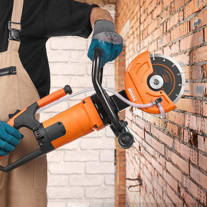 Elektrische Betonzaag 180 Mm – Betonzaag – Steenzaag – Betonsnijder – Cirkelzaag – 2000 W Motor – Nat-/Droog Zaagfunctie