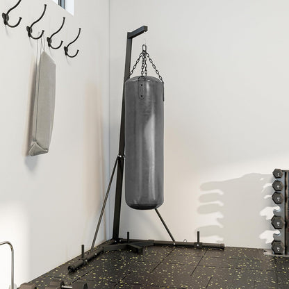 Vrijstaande Bokszakstandaard – Bokszakhouder – Bokszakstandaard – Punchingbag Standaard – Speedbag Stand – Verstelbare Hoogte 162-205 cm – Draagvermogen Tot 60 kg - QUORE