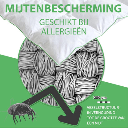 Welldora Dekbed 260 x 220 | 100% Extra Zacht Veren- en Donsdekbed | Zorgvuldig Getest, Oeko-Tex, Allergievriendelijk | RDS-keurmerk voor Dierenwelzijn | All season Dekbed Veren en Dons 260 x 220