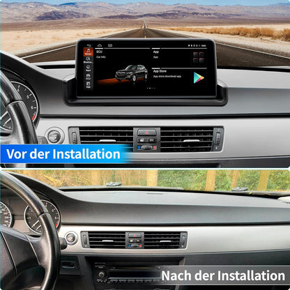 Autoradio BMW 3-serie – Android Autoradio – Multimedia Systeem – Navigatiesysteem – Touchscreen Radio – 10,25 Inch HD Scherm – 4G SIM & CarPlay Android Auto