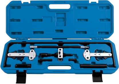 Klepverencompressor – Klepveerverwijderaar – Ventielveer Compressor – Klepveertool – Verbrandingskamerdruk Gereedschap – Universeel SOHC en DOHC – Inclusief 22 mm Persluchtadapter