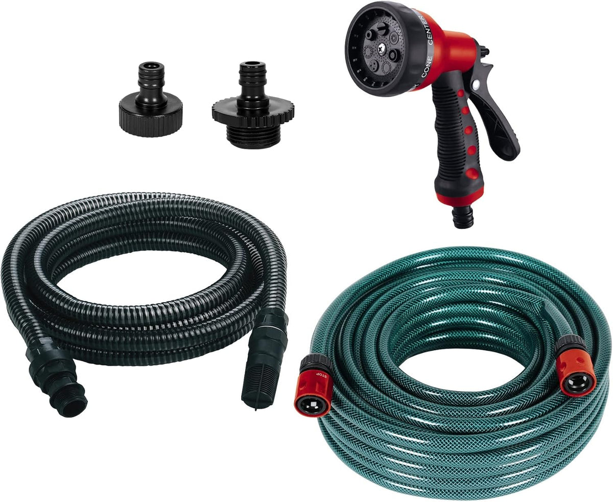 Tuinpomp – Waterpomp – Oppervlaktepomp – Dompelpomp – Irrigatiepomp – 650 Watt – Winterbestendig met Waterafvoerschroef
