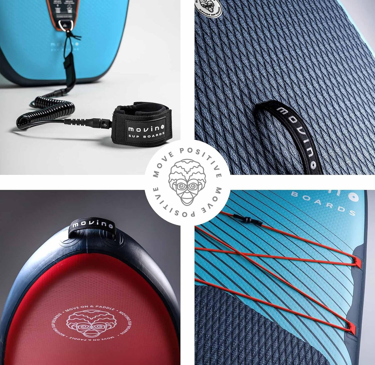 Movino GARDA Allround Opblaasbaar stand-up paddleboard, 10'10" SUP-board, lichtgewicht SUP-boards en accessoires, watersport, 330 cm